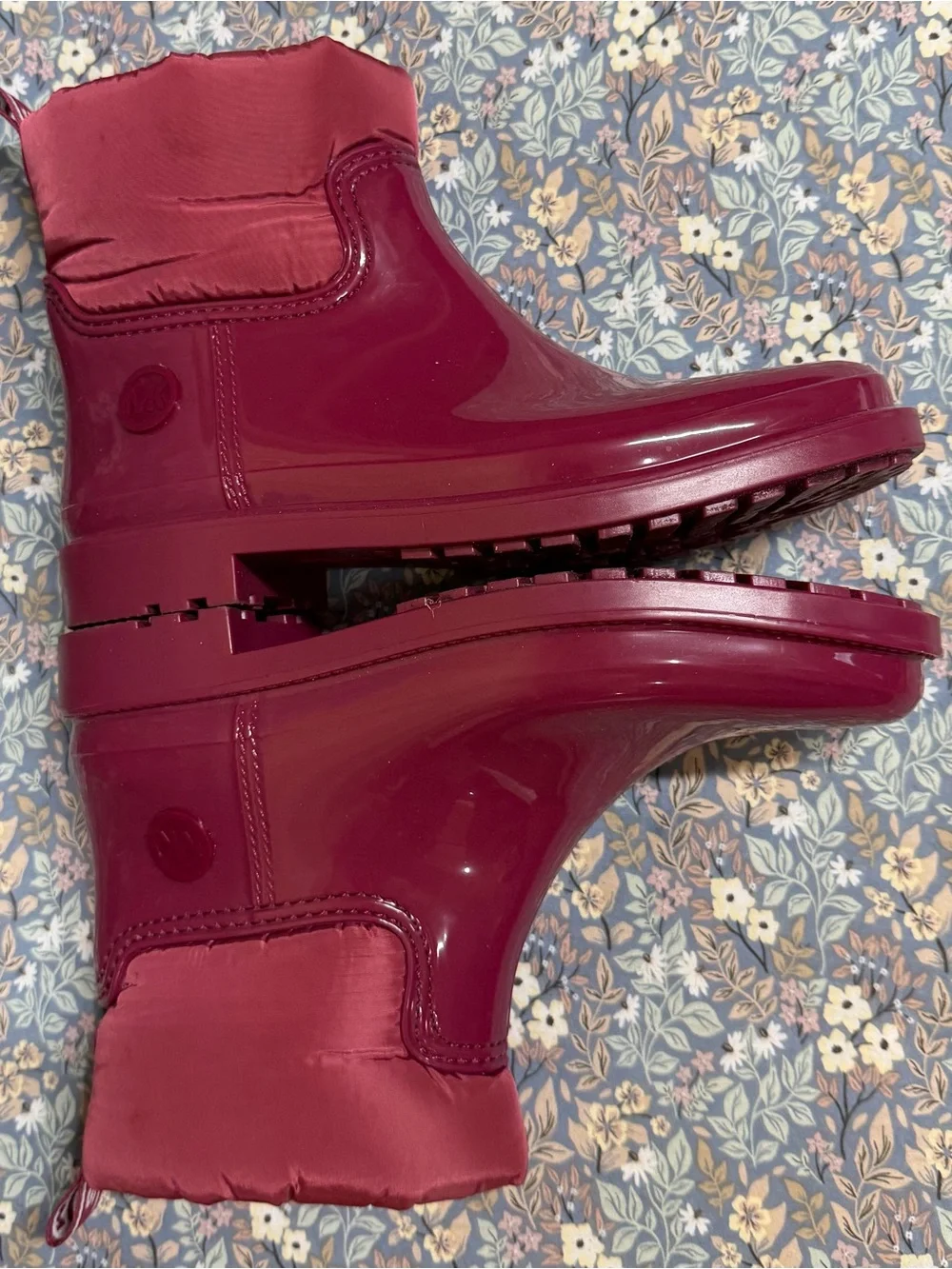 Michael Kors Blakely Rain Bootie in Berry